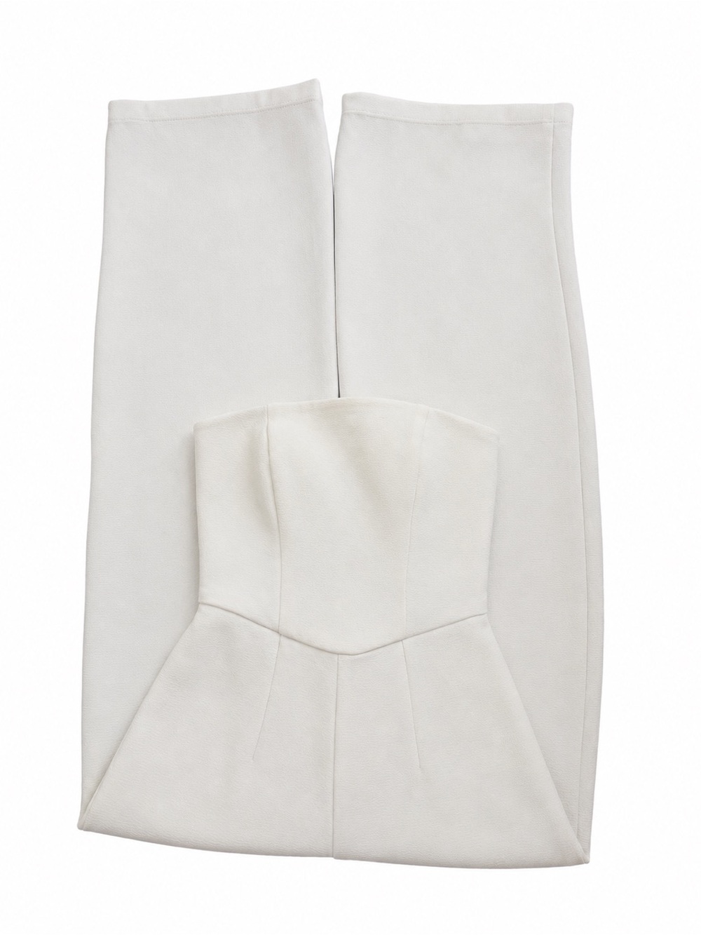 White Strapless Jumpsuit size XXS